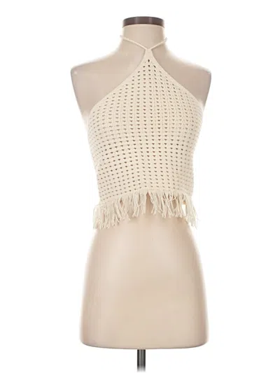 Pre-owned Reformation Sleeveless Blouse In Ivory