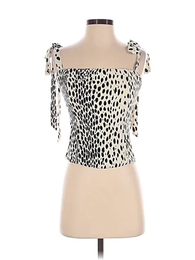 Pre-owned Reformation Sleeveless Blouse In Ivory