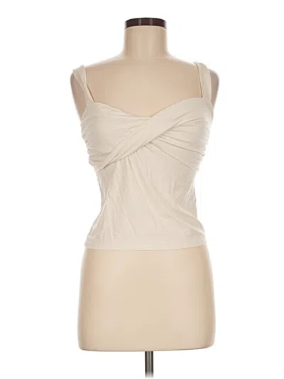 Pre-owned Reformation Sleeveless Blouse In Ivory