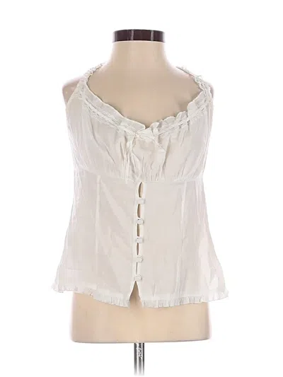 Pre-owned Reformation Sleeveless Blouse In Ivory