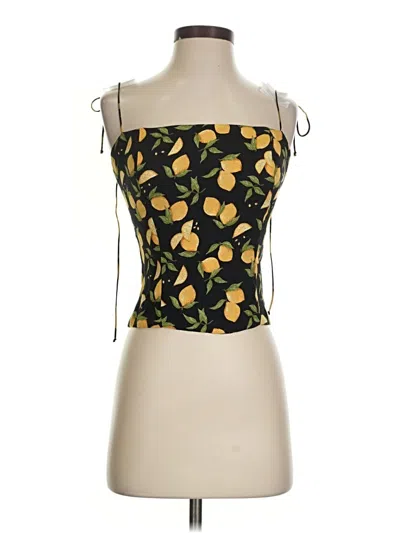 Pre-owned Reformation Sleeveless Blouse In Yellow