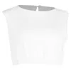 Reformation Cynthia Striped High Rise Straight Jeans In White