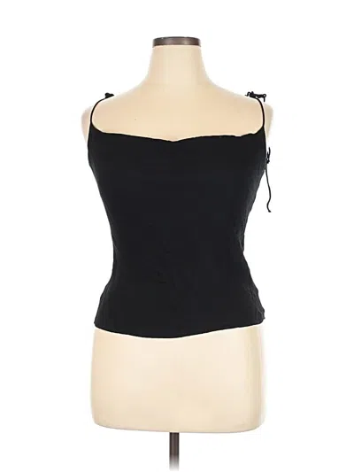 Pre-owned Reformation Sleeveless Top Black Strapless Neckline Tops