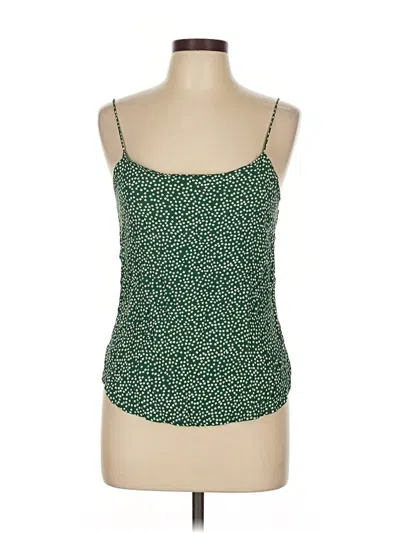 Pre-owned Reformation Sleeveless Top Green Sweetheart Neckline Tops