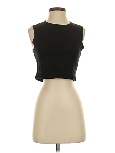 Pre-owned Reformation Sleeveless T-shirt In Black
