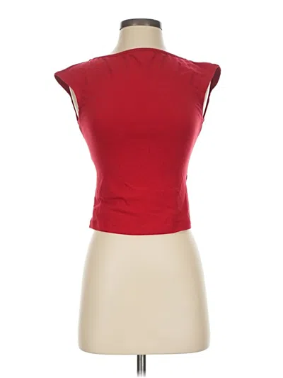 Pre-owned Reformation Sleeveless T-shirt In Red