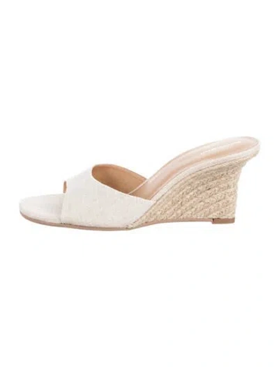 Pre-owned Reformation Slides In White