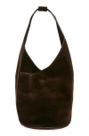 Reformation Small Silvana Bucket Bag In Boss Suede