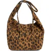 Reformation Small Vittoria Leather Tote In Brown