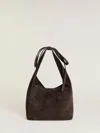 Reformation Small Vittoria Tote In Boss Suede