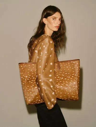 Reformation Sofia Tote Brown