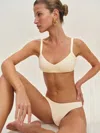 Reformation Soleil Bikini Top In Ivory