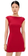 Reformation Soleil Knit Dress In Lipstick