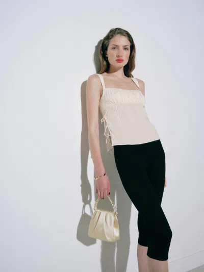Reformation Top Sommer Ivoire 34 In White
