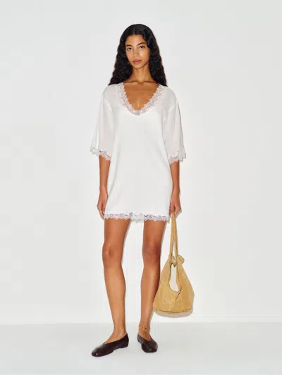 Reformation Sonny Dress Ivory Lace Xs In White