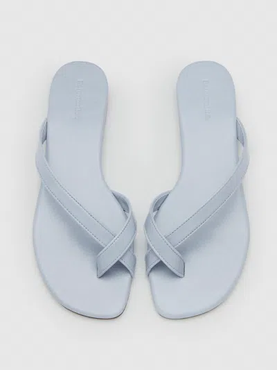 Reformation Sonoma Flat Sandal Blue 10.5