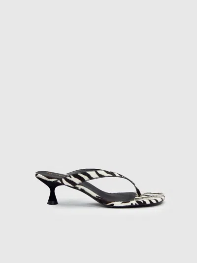 Reformation Sophie Heeled Sandal 9.5 In Black