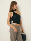 Reformation Sophie Knit Top In Black