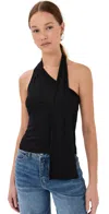 Reformation Sophie Knit Top Black In Black