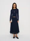 Reformation Sophie Skirt In Blue