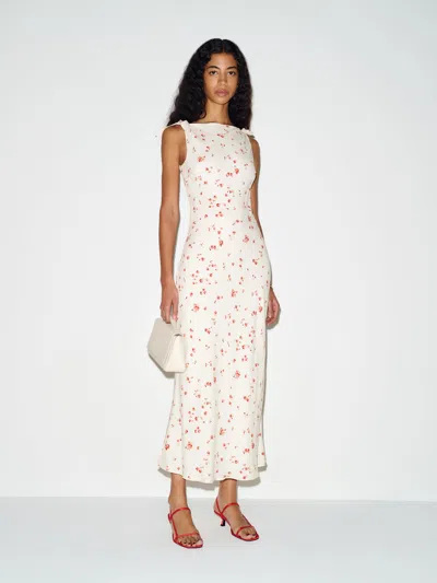 Reformation Sorrel Dress Ivory 2 In Neutral