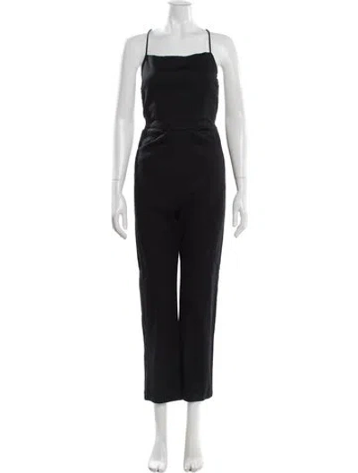 Pre-owned Reformation Square Neckline Jumpsuit In Gray