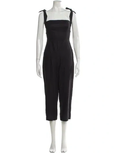 Pre-owned Reformation Square Neckline Jumpsuit In Gray