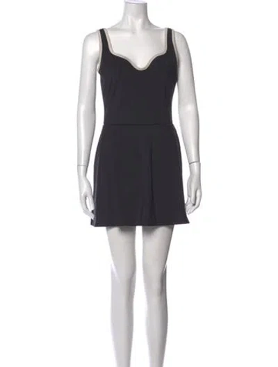 Pre-owned Reformation Square Neckline Jumpsuit In Gray