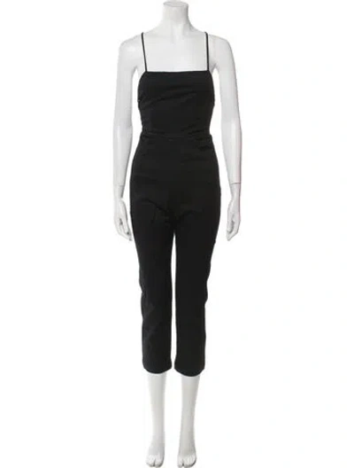 Pre-owned Reformation Square Neckline Jumpsuit In Green