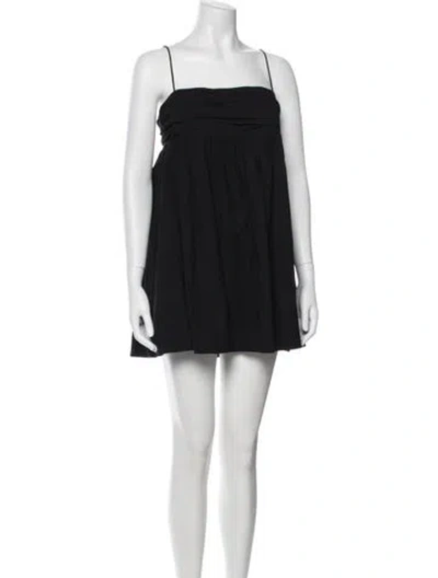 Pre-owned Reformation Square Neckline Mini Dress In Multi