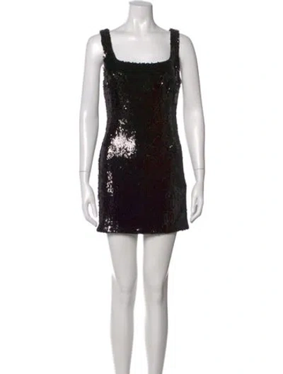 Pre-owned Reformation Square Neckline Mini Dress In Multi