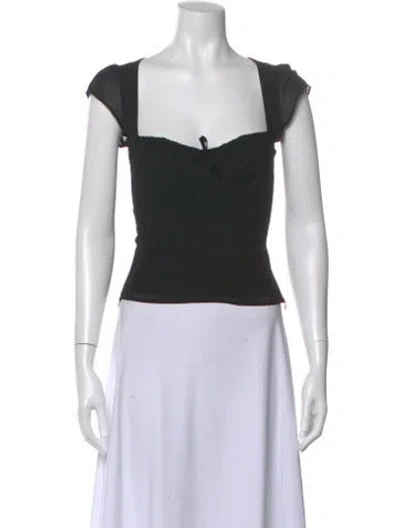 Pre-owned Reformation Square Neckline Mini Dress In White