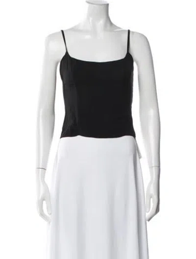 Pre-owned Reformation Square Neckline Sleeveless Bodysuit In Blue