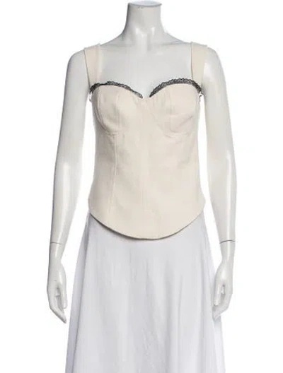 Pre-owned Reformation Square Neckline Sleeveless Top