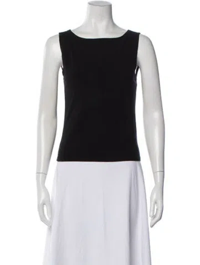 Pre-owned Reformation Square Neckline Sleeveless Top In Black