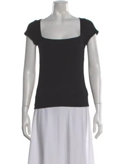 Pre-owned Reformation Square Neckline Sweater In Gray
