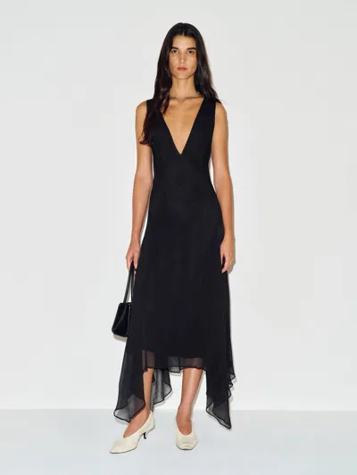 Reformation Stellina Dress Black 8