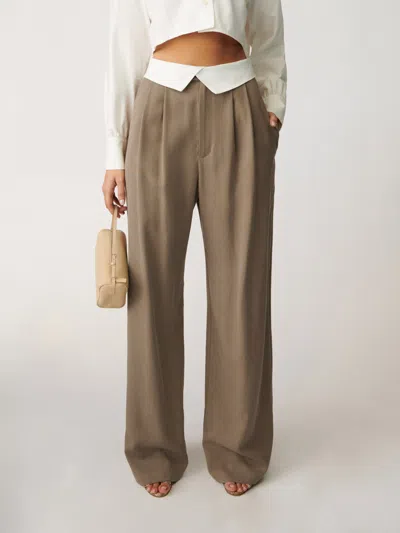 Reformation Stevie Pant In Mushroom