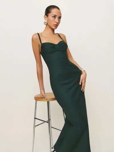 Reformation Stormi Dress In Forest