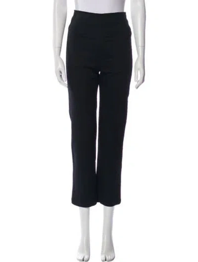 Pre-owned Reformation Straight Leg Pants In Black