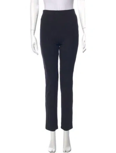 Pre-owned Reformation Straight Leg Pants In Black