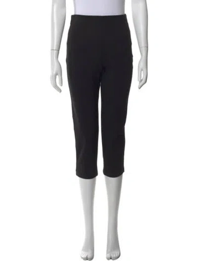 Pre-owned Reformation Straight Leg Pants In Black