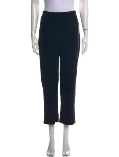 Pre-owned Reformation Straight Leg Pants In Black