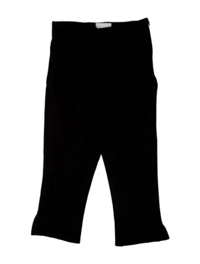 Pre-owned Reformation Straight Leg Pants In Black