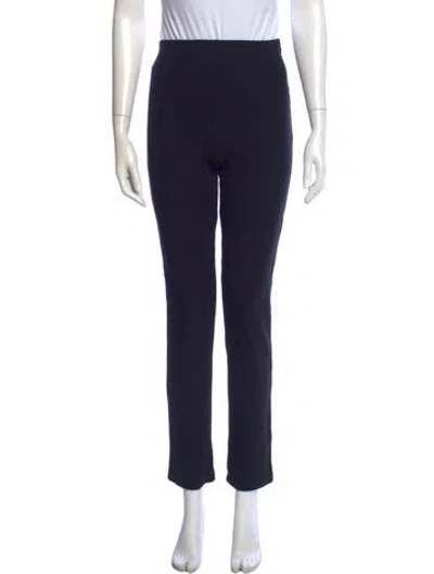 Pre-owned Reformation Straight Leg Pants In Black