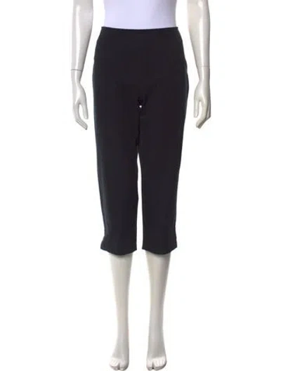 Pre-owned Reformation Straight Leg Pants In Black