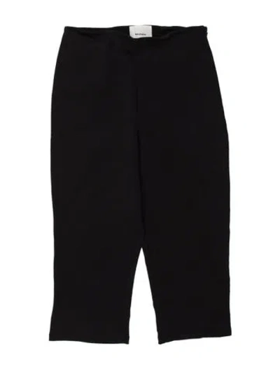 Pre-owned Reformation Straight Leg Pants In Black