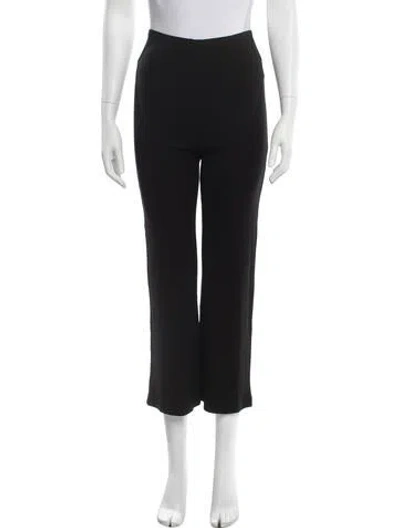 Pre-owned Reformation Straight Leg Pants In Black