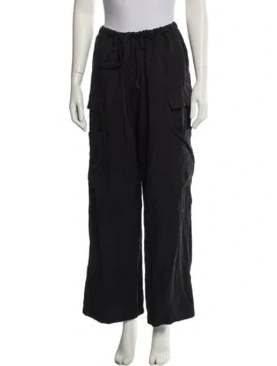 Pre-owned Reformation Straight Leg Pants In Blue
