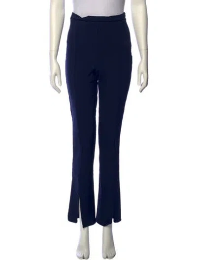 Pre-owned Reformation Straight Leg Pants In Blue